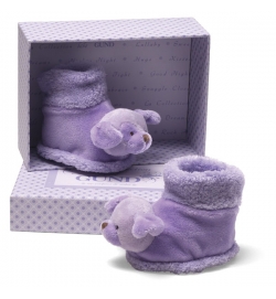 Baby Gund La Collection be’be’ 系列 的紫色葡萄甜心小狗玩偶鞋禮盒裝 